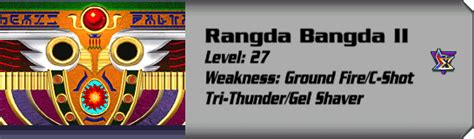 mega man x5 rangda bangda weakness|Bosses Guide .